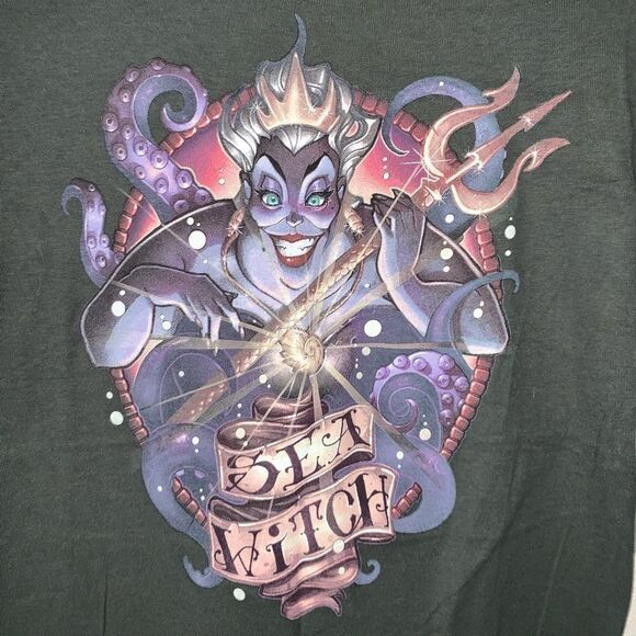 Teefury Disney Little Mermaid Ursula T Shirt Sz Sm - Picture 1 of 4